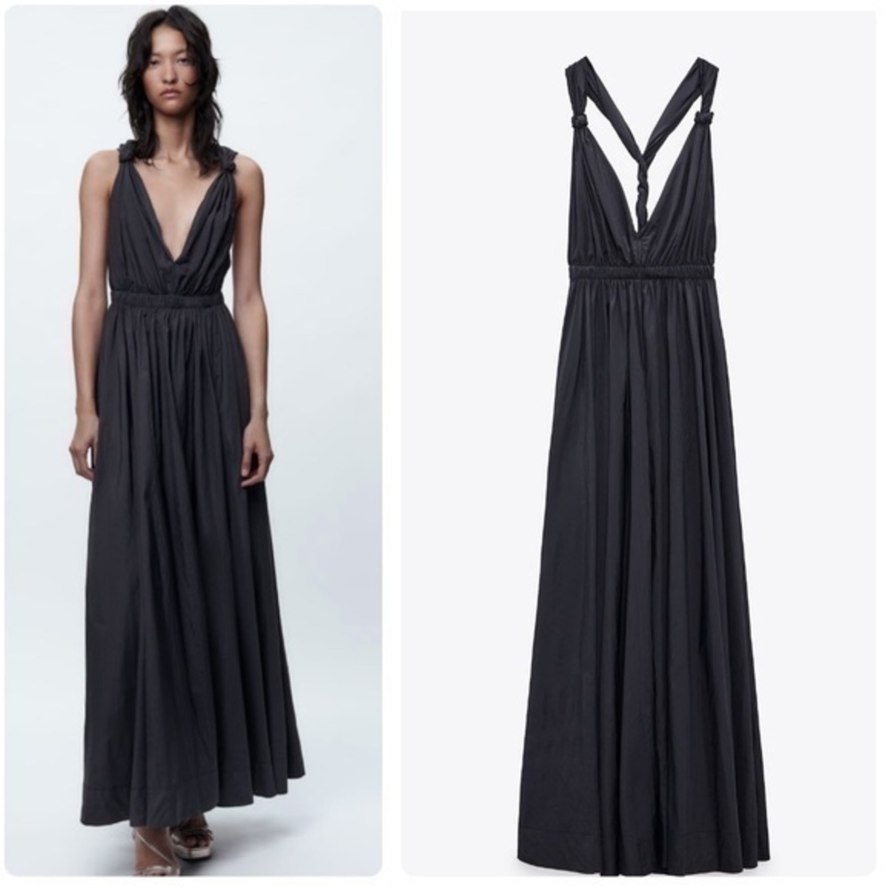 Zara NWT long nylon dress